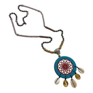 Collar largo Atrapasueños hecho a mano pieza única mexican boho