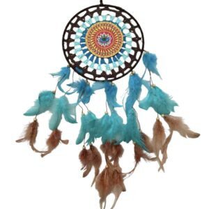 Atrapasueños pared con OJO 2 pintado a mano