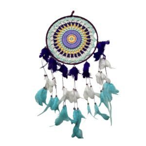 Atrapasueños pared con OJO pintado a mano