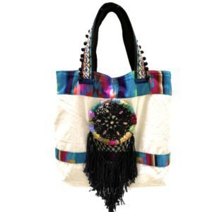 Bolsa de manta con atrapa sueños