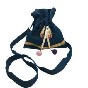 Bolsa LovitMx mezclilla cruzada y cangurera hecha a mano