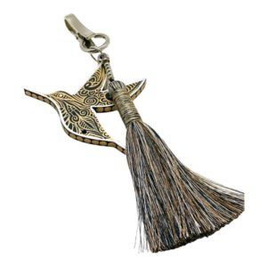 Bolsero con COLIBRI de madera pintado a mano